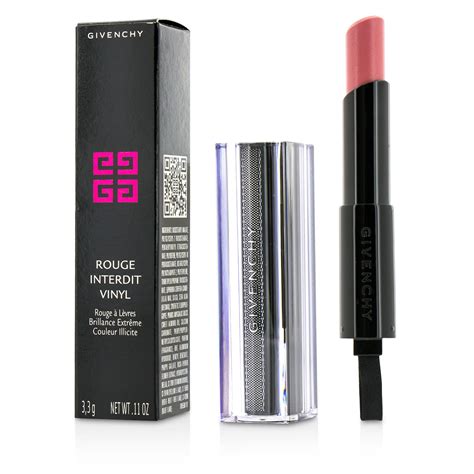 givenchy rouge interdit vinyl 03 rose mutin|givenchy rouge interdit magic lipstick.